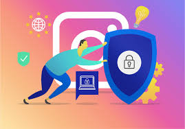 Instagram account security and impersonation awareness icon